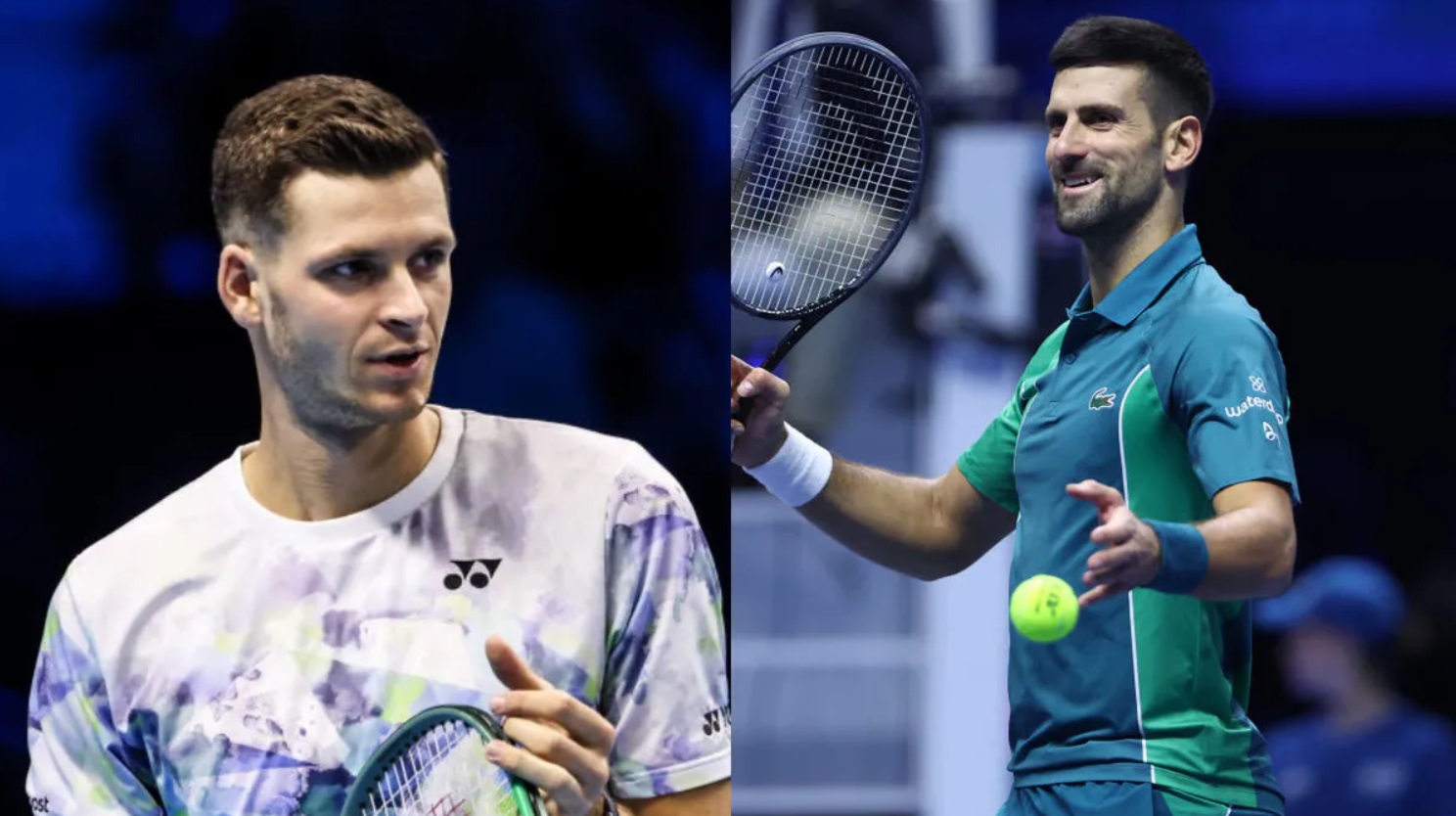 Hubert Hurkacz - Novak Djokovic mecz na żywo ATP Finals w Turynie